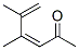 3,5-Hexadien-2-one, 4,5-dimethyl-, (z)-(9ci) Structure,117992-40-2Structure