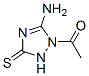 3H-1,2,4-triazole-3-thione, 1-acetyl-5-amino-1,2-dihydro-(9ci) Structure,118025-67-5Structure