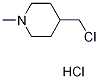 4-(Chloromethyl)-1-methylpiperidine hydrochloride Structure,1182284-45-2Structure