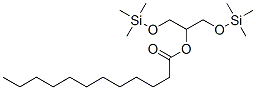 Dodecanoic acid 2-[(trimethylsilyl)oxy]-1-[[(trimethylsilyl)oxy]methyl]ethyl ester Structure,1188-53-0Structure