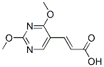 (E)-5-(2-Carboxyvinyl)-2,4-dimethoxypyrimidine Structure,119923-27-2Structure