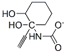 1,2-Cyclohexanediol,1-ethynyl-,1-carbamate,cis-(9ci) Structure,1200-72-2Structure