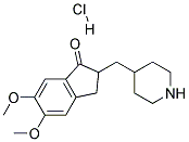 5,6-Dimethoxy-2-(4-piperidinylmethyl)-1-indanone hydrochloride Structure,120013-39-0Structure