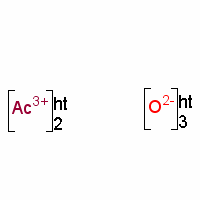 Diactinium trioxide Structure,12002-61-8Structure