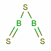 Diboron trisulphide Structure,12007-33-9Structure