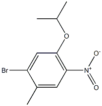 1-Bromo-5-isopropoxy-2-methyl-4-nitrobenzene Structure,1202858-68-1Structure