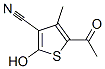 5-Acetyl-2-hydroxy-4-methylthiophene-3-carbonitrile Structure,120456-32-8Structure