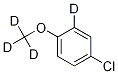 4-Chloroanisole-2,3,5,6-d4 Structure,1219804-86-0Structure