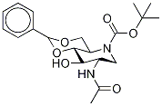 2-Acetamido-4,6-o-benzylidene-n-(tert-butoxycarbonyl)-1,2,5-trideoxy-1,5-imino-d-glucitol Structure,1221795-90-9Structure