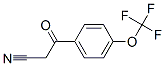 4-(Trifluoromethoxy)benzoyl acetonitrile Structure,122454-46-0Structure