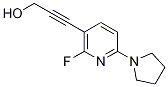 3-(2-Fluoro-6-pyrrolidin-1-yl-pyridin-3-yl)-prop-2-yn-1-ol Structure,1228666-51-0Structure