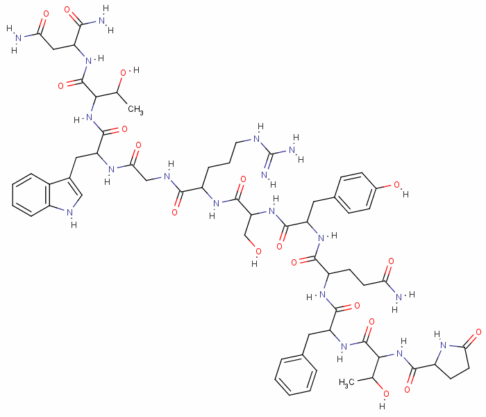 Corazonin Structure,122929-08-2Structure