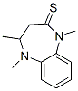 2H-1,5-benzodiazepine-2-thione, 1,3,4,5-tetrahydro-1,4,5-trimethyl- Structure,123229-21-0Structure