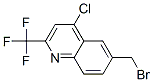 6-(Bromomethyl)-4-chloro-2-(trifluoromethyl)quinoline Structure,123637-51-4Structure