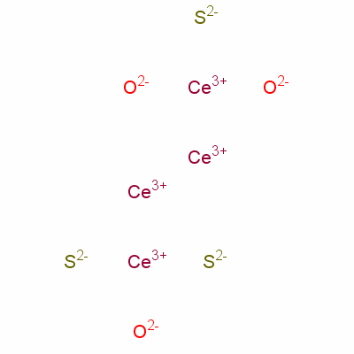 Dicerium dioxide sulphide Structure,12442-45-4Structure