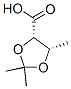 1,3-Dioxolane-4-carboxylicacid,2,2,5-trimethyl-,(4s-cis)-(9ci) Structure,124600-38-0Structure