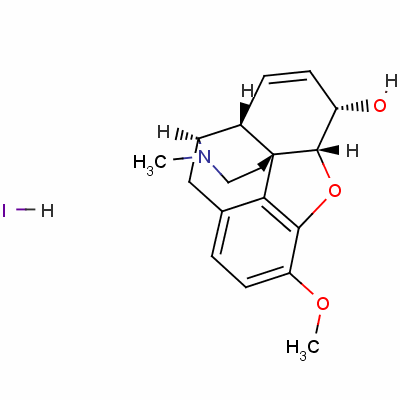 Codeine hydroiodide Structure,125-26-8Structure