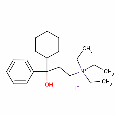 Tridihexethyl iodide Structure,125-99-5Structure