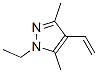 1H-pyrazole, 4-ethenyl-1-ethyl-3,5-dimethyl- Structure,125019-37-6Structure