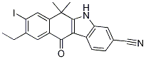 9-Ethyl-8-iodo-6,6-dimethyl-11-oxo-6,11-dihydro-5h-benzo[b]carbazole-3-carbonitrile Structure,1256584-80-1Structure