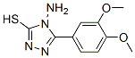 4-Amino-5-(3,4-dimethoxy-phenyl)-4h-[1,2,4]triazole-3-thiol Structure,125866-62-8Structure