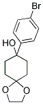 8-(4-Bromophenyl)-1,4-dioxaspiro[4.5]decan-8-ol Structure,125962-59-6Structure