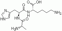 H-Ala-His-Lys-OH Structure,126828-32-8Structure