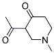 4-Piperidinone, 3-acetyl-1-methyl-(9ci) Structure,126832-84-6Structure