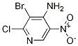 3-Bromo-2-chloro-5-nitropyridin-4-amine Structure,1268521-33-0Structure