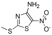 4-Amino-2-methylthio-5-nitrothiazole Structure,127346-42-3Structure