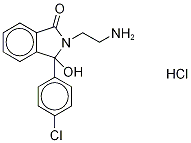 2-(2-Aminoethyl)-3-(4-chlorophenyl)-3-hydroxyphthalimidine-d4 hydrochloride (mazindol metabolite) Structure,1276611-52-9Structure