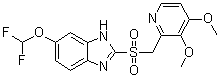 Pantoprazole sulphone (impurity a) Structure,127780-16-9Structure