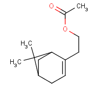 Bicyclo[3.1.1]hept-2-ene-2-ethanol, 6,6-dimethyl-, acetate Structure,128-51-8Structure