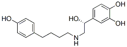 4-[(1R)-1-hydroxy-2-[4-(4-hydroxyphenyl)butylamino]ethyl]benzene-1,2-diol Structure,128470-16-6Structure