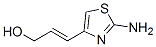 2-Propen-1-ol, 3-(2-amino-4-thiazolyl)- Structure,128674-31-7Structure