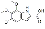 5,6,7-Trimethoxy-1H-indole-2-carboxylic acid Structure,128781-07-7Structure