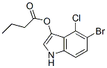 5-Bromo-4-chloro-3-indolyl butyrate Structure,129541-43-1Structure