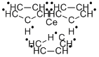 Tris(cyclopentadienyl)cerium Structure,1298-53-9Structure