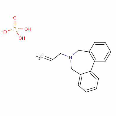 6-Allyl-6,7-dihydro-5h-dibenz(c,e)-azepine phosphate Structure,130-83-6Structure