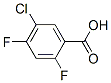 5-Chloro-2,4-difluorobenzoic acid Structure,130025-33-1Structure