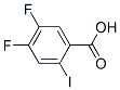 4,5-Difluoro-2-iodobenzoic acid Structure,130137-05-2Structure