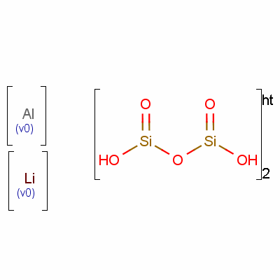 Petalite Structure,1302-66-5Structure