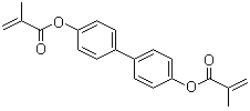 [1,1’-Biphenyl]-4,4’-diyl bis(2-methylacrylate) Structure,13082-48-9Structure