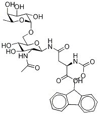 N-[2-(acetylamino)-2-deoxy-6-o-(alpha-l-fucopyranosyl)-beta-d-glucopyranosyl]-n2-fmoc-l-asparagine Structure,1308872-02-7Structure