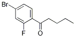 1-(4-Bromo-2-fluorophenyl)pentan-1-one Structure,1311197-91-7Structure