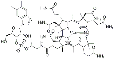 Vitamin b12-57co Structure,13115-03-2Structure