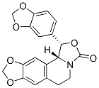 3H-[1,3]dioxolo[4,5-g]oxazolo[4,3-a]isoquinolin-3-one, 1-(1,3-benzodioxol-5-yl)-1,5,6,11b-tetrahydro-, (1s-trans)-(9ci) Structure,131589-16-7Structure