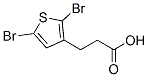 3-(2,5-Dibromothien-3-yl)propanoic acid Structure,13191-40-7Structure