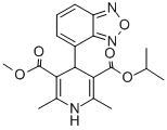 Isopropyl methyl 4-(2,1,3-benzoxadiazol-4-yl)-2,6-dimethyl-1,4-dihydro-3,5-pyridinedicarboxylate Structure,131970-21-3Structure