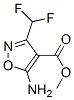 4-Isoxazolecarboxylicacid,5-amino-3-(difluoromethyl)-,methylester(9ci) Structure,132066-24-1Structure